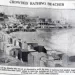Crowded bathing beaches