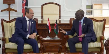 President Sisi meets his Kenyan counterpart in Nairobi