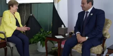 President Sisi discusses economic reform with IMF Chief