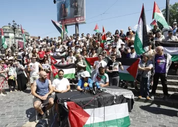 Protesters in Spain condemn police handling of Gaza flotilla activists