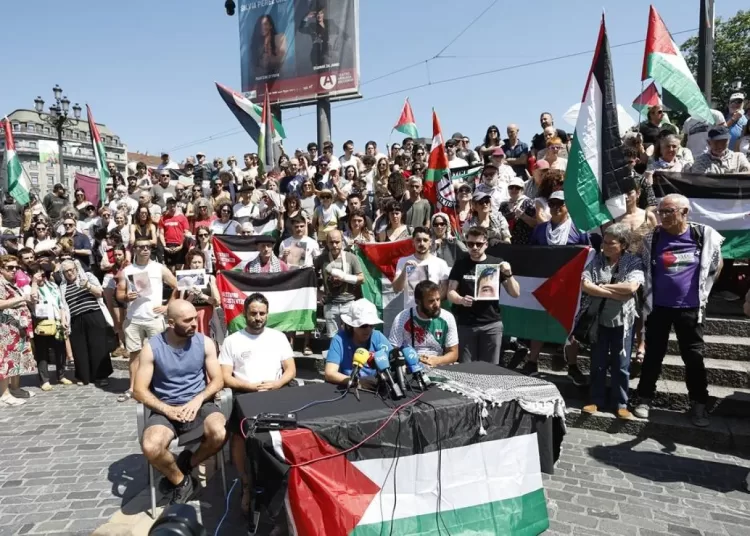 Protesters in Spain condemn police handling of Gaza flotilla activists 12 - Egyptian Gazette