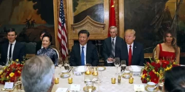 Trump, Xi, Banquet