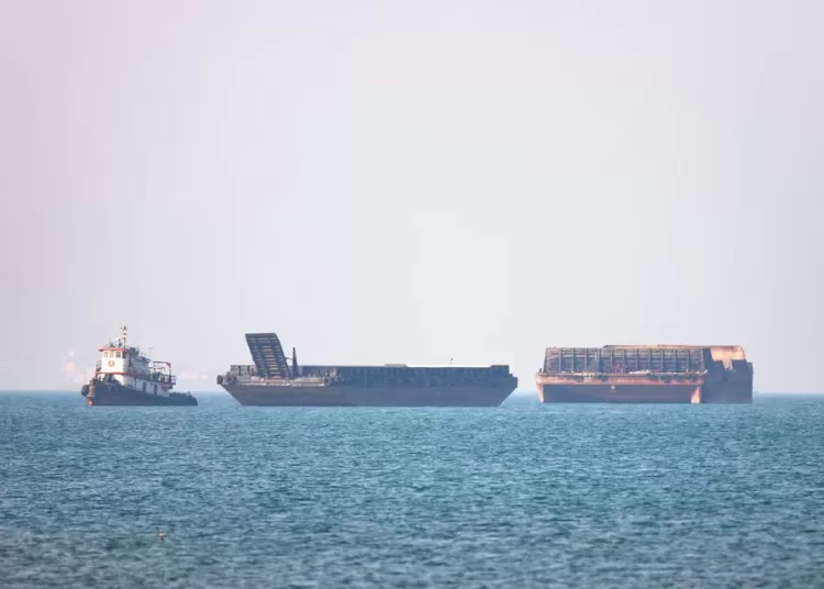 Vessels in the Strait of Hormuz near Bandar Abbas, Iran, May 4, 2026. Amirhosein Khorgooi/ISNA/WANA (West Asia News Agency) via REUTERS