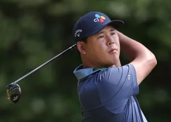Kim charges into CJ Cup lead