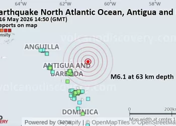 Magnitude 6.0 earthquake hits Antigua, Barbuda