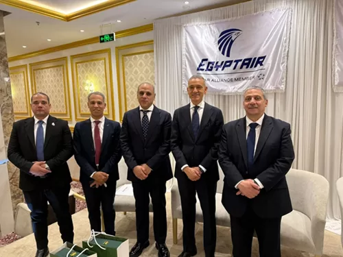 EgyptAir honors Hajj mission team in Jeddah 15 - Egyptian Gazette