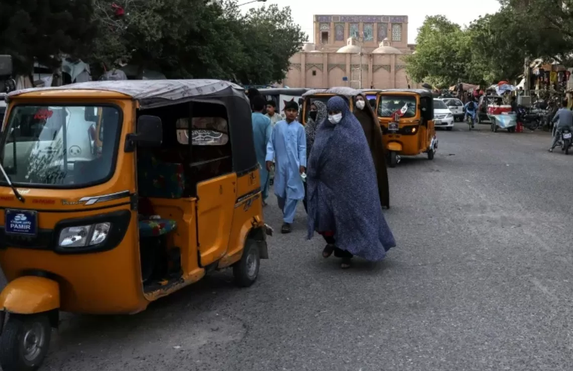 Afghan police disperse women's rights rally in Herat 11 - Egyptian Gazette