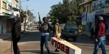 Protester shot at demonstration against US Ebola facility in Kenya 