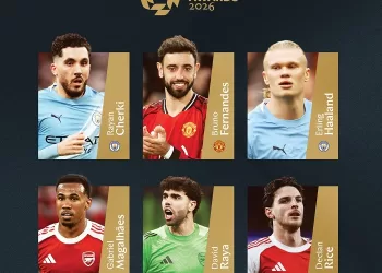 Arsenal dominates PFA Player of the Year shortlist