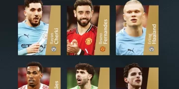 Arsenal dominates PFA Player of the Year shortlist