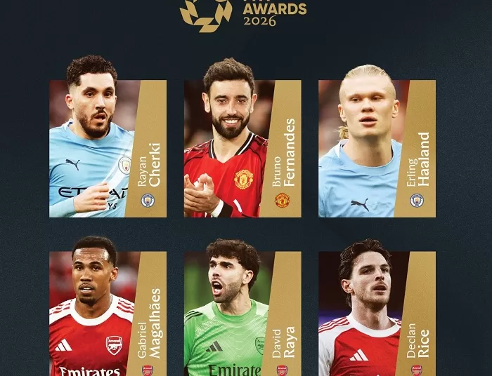 Arsenal dominates PFA Player of the Year shortlist 11 - Egyptian Gazette