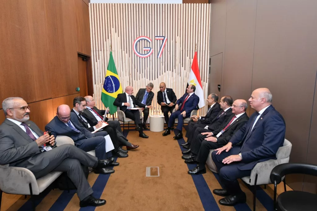 Sisi, Lula hold talks in Evian on sidelines of G7 13 - Egyptian Gazette