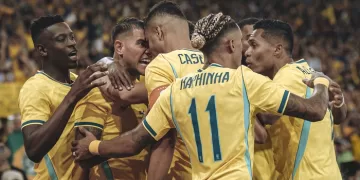Brazil flexes muscles ahead of W. Cup