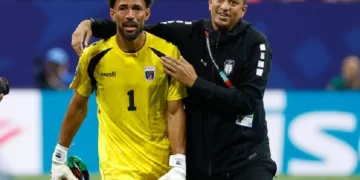 Veteran keeper stars on W. Cup debut at 40