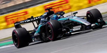 Russell leads final Barcelona practice