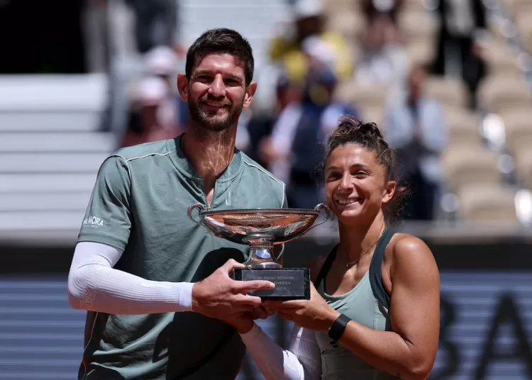 Errani, Vavassori retain French Open mixed doubles title 12 - Egyptian Gazette