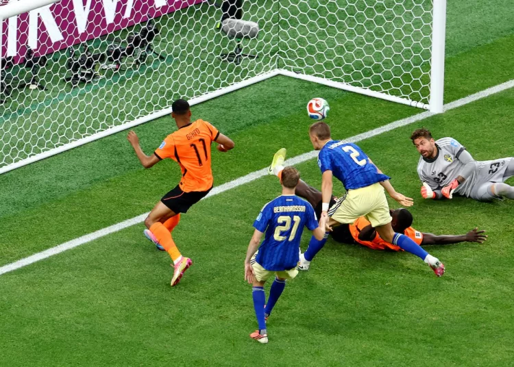Double delight for Dutch in 5-1 rout of Sweden 9 - Egyptian Gazette