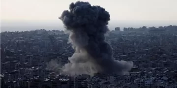 Israel hits Beirut’s southern districts