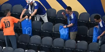 Japan fans impress at World Cup
