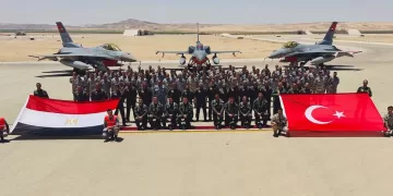 Egyptian-Turkish air training exercise concludes