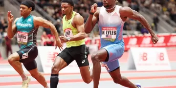 Lyles reigns in Rome 100m