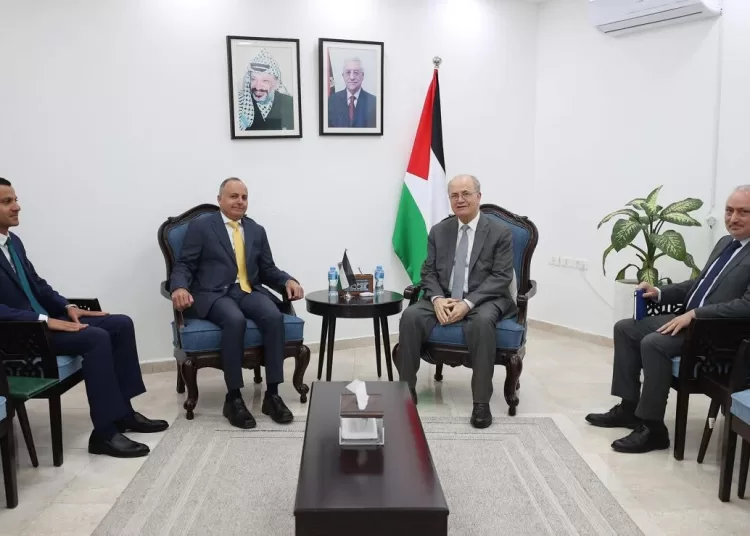 Egyptian Ambassador meets Palestinian PM in Ramallah 11 - Egyptian Gazette