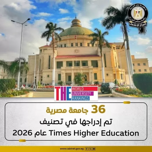 Egyptian universities in Times Higher Education 2026 rankings 12 - Egyptian Gazette Egyptian universities in Times Higher Education 2026 rankings 11 - Egyptian Gazette