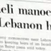 Israeli manoeuvres on Lebanese border
