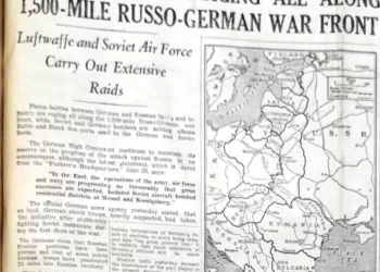 Intense battles along Russo-German front