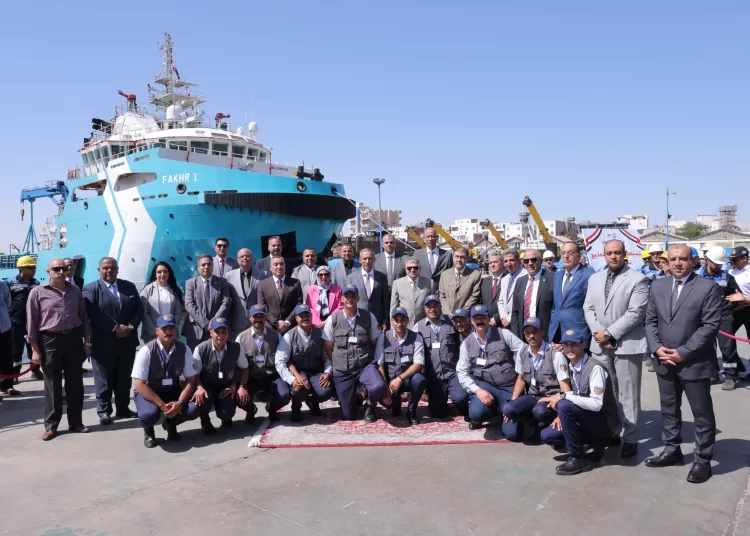 Egypt welcomes 1st  integrated petroleum services vessel “Fakhr 1”   12 - Egyptian Gazette