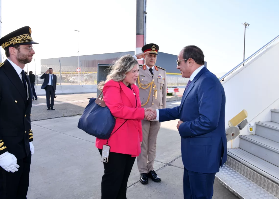 President Sisi Arrives in France for G7 Summit 12 - Egyptian Gazette