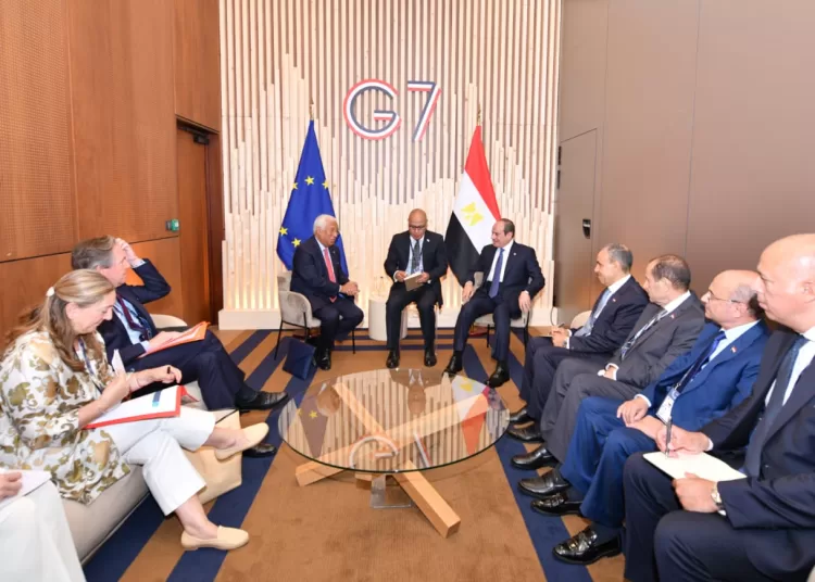 President Sisi, EU Council chief Costa review ties, regional developments 11 - Egyptian Gazette