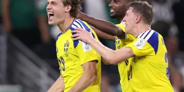 Sweden crushes Tunisia at World Cup 1 - Egyptian Gazette Sweden crushes Tunisia at World Cup