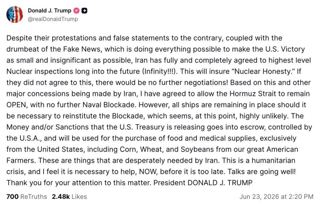 Trump: Iran agreed to long-term nuclear inspections 13 - Egyptian Gazette