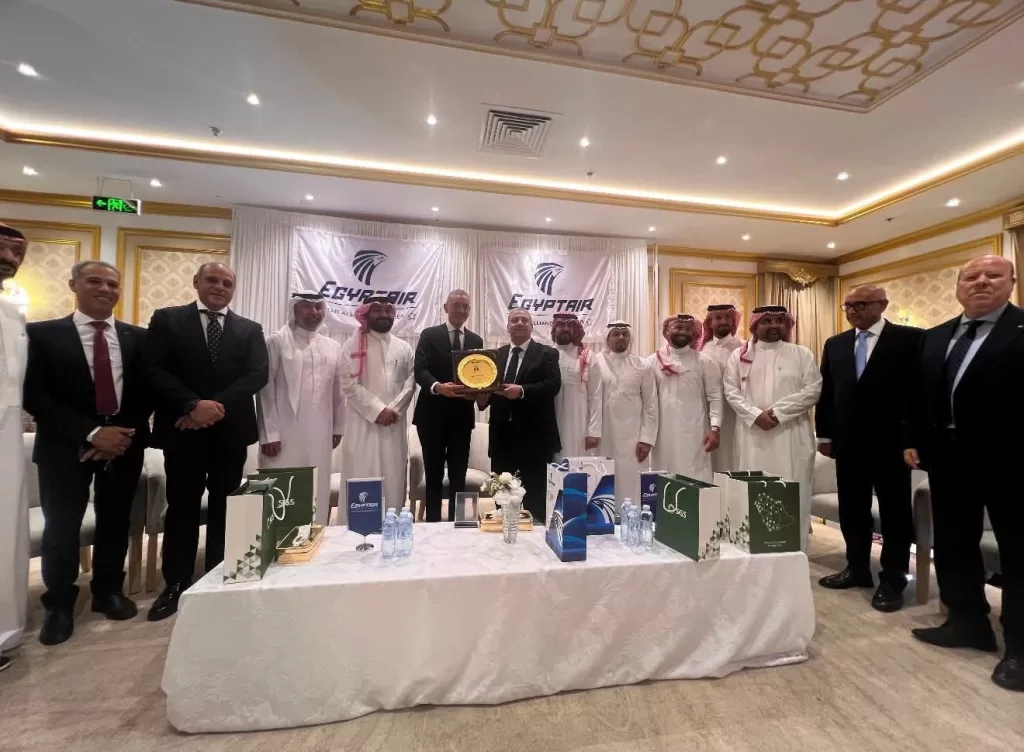 EgyptAir honors Hajj mission team in Jeddah 13 - Egyptian Gazette