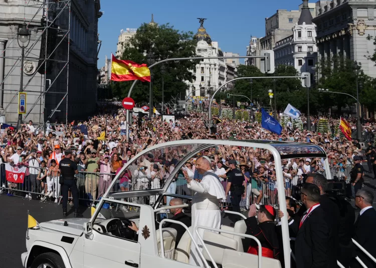 More than 1m people flood Madrid streets to see Pope Leo XIV 12 - Egyptian Gazette