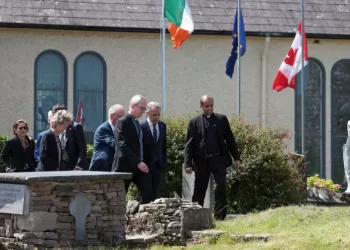 Canadian PM visits grandparents’ Irish village on eve of G7