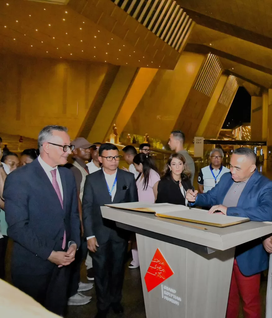Madagascar president visits Grand Egyptian Museum 15 - Egyptian Gazette