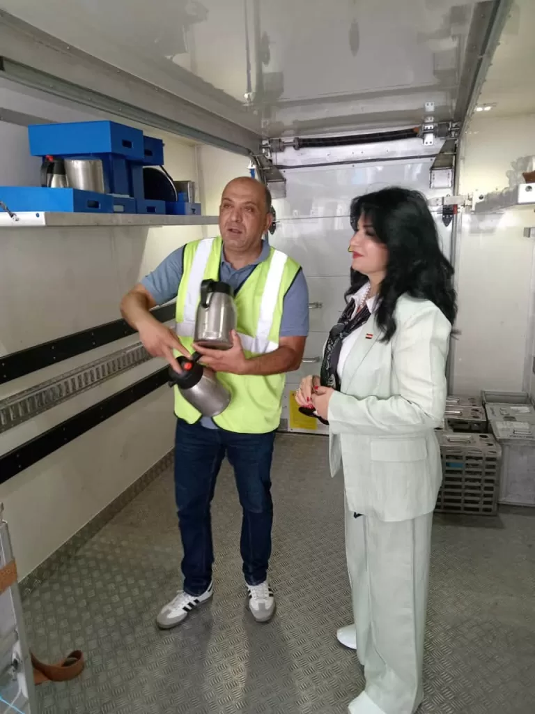 Soheir Moussa inspects operations at EgyptAir In-Flight Services 14 - Egyptian Gazette Soheir Moussa inspects operations at EgyptAir In-Flight Services 13 - Egyptian Gazette