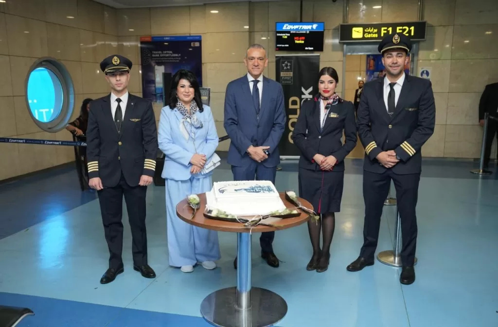 EgyptAir expands European network with new Venice route 16 - Egyptian Gazette