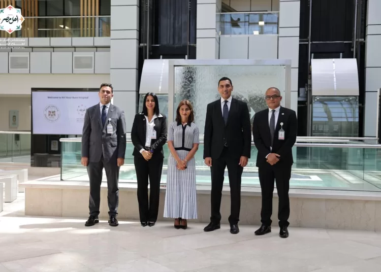 Youth Minister visits Ahl Masr Burn hospital 10 - Egyptian Gazette