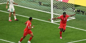 Switzerland stuns Algeria to reach last 16