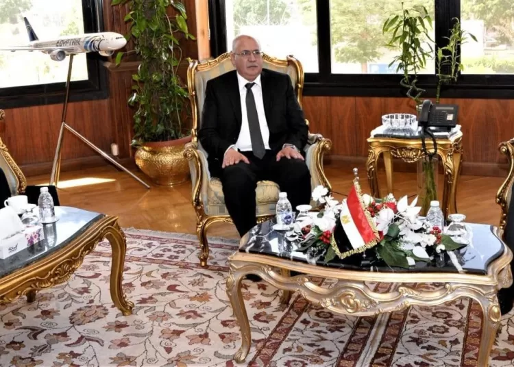 Egypt vows closer Arab aviation co-operation as new ACAO chief visits Cairo 11 - Egyptian Gazette Civil Aviation Minister Sameh El Hefny
