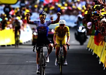 Evenepoel claims Tour stage