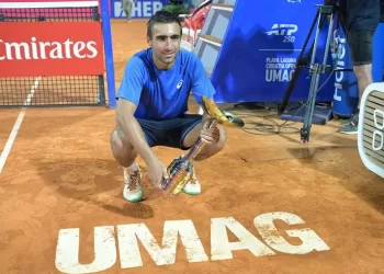 Merida lands 1st ATP title