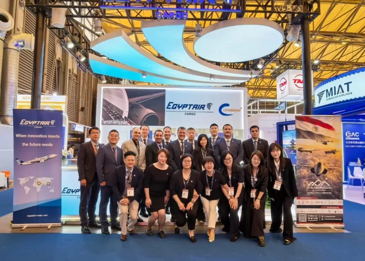 EgyptAir Cargo promotes El Alamein Air Show at Air Cargo Logistics China 2026 12 - Egyptian Gazette EgyptAir Cargo promotes El Alamein Air Show at Air Cargo Logistics China 2026 11 - Egyptian Gazette