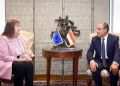 FM holds political consultations with EU commissioner for Mediterranean