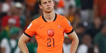 Barca's De Jong suffers torn ligament 1 - Egyptian Gazette Barca’s De Jong suffers torn ligament