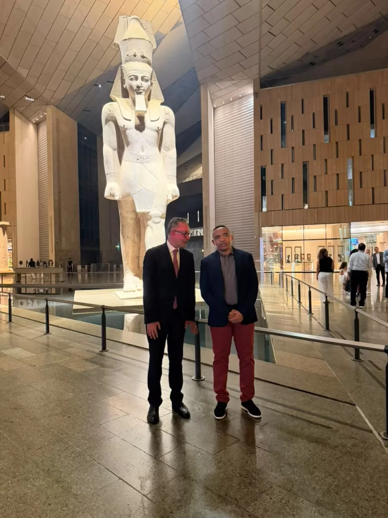 Madagascar president visits Grand Egyptian Museum 13 - Egyptian Gazette