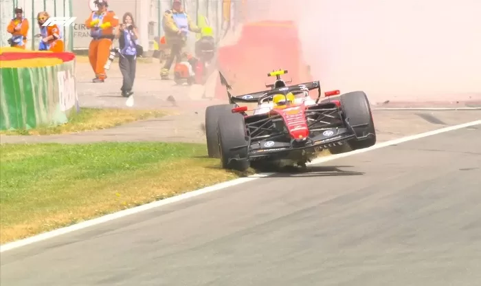 Hamilton crashes, Ferrari faces repairs 13 - Egyptian Gazette Hamilton crashes, Ferrari faces repairs 12 - Egyptian Gazette